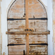 Claw marks of the legendary “Black Dog” of Bungay on doors of Holy Trinity church, Blythburgh, Suffolk, England. (Photo: Education Images/UIG via Getty Images)